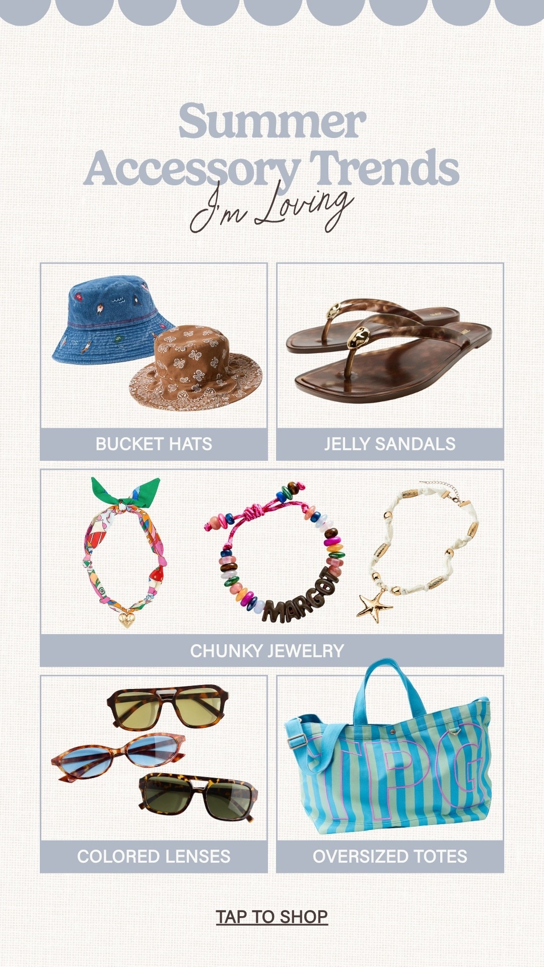 Summer Accessory Trends I’m Loving

#LTKTravel #LTKgrwm #LTKootd