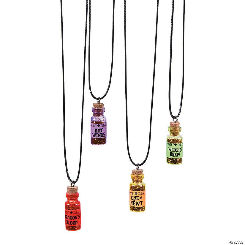 Halloween Potion Necklaces - 12 Pc. | Oriental Trading Company