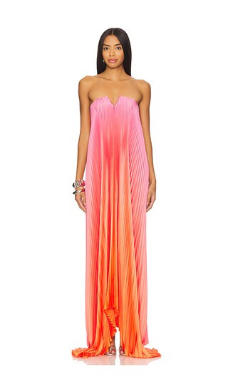 X Revolve Black Tie Gown in Sunset Ombre | Revolve Clothing (Global)