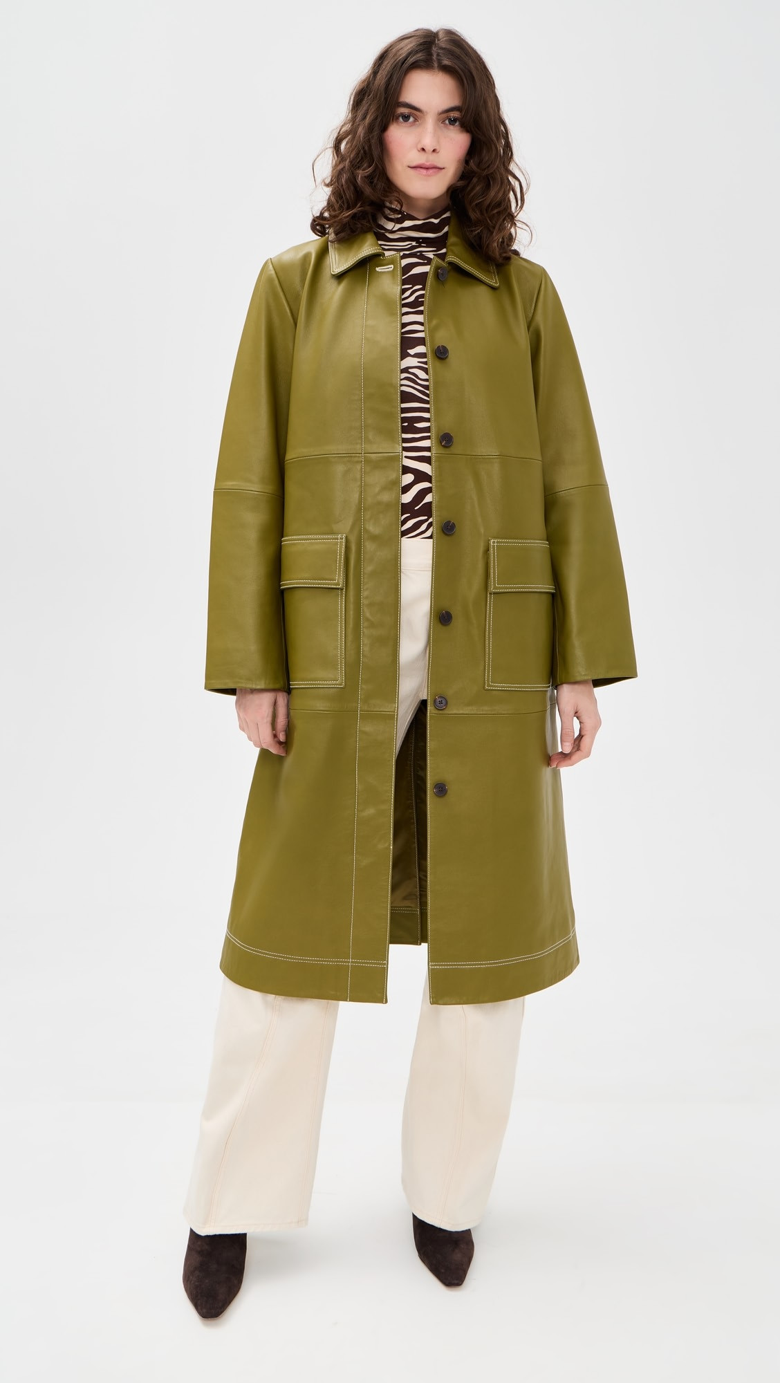 Aspen Leather Trench | Shopbop