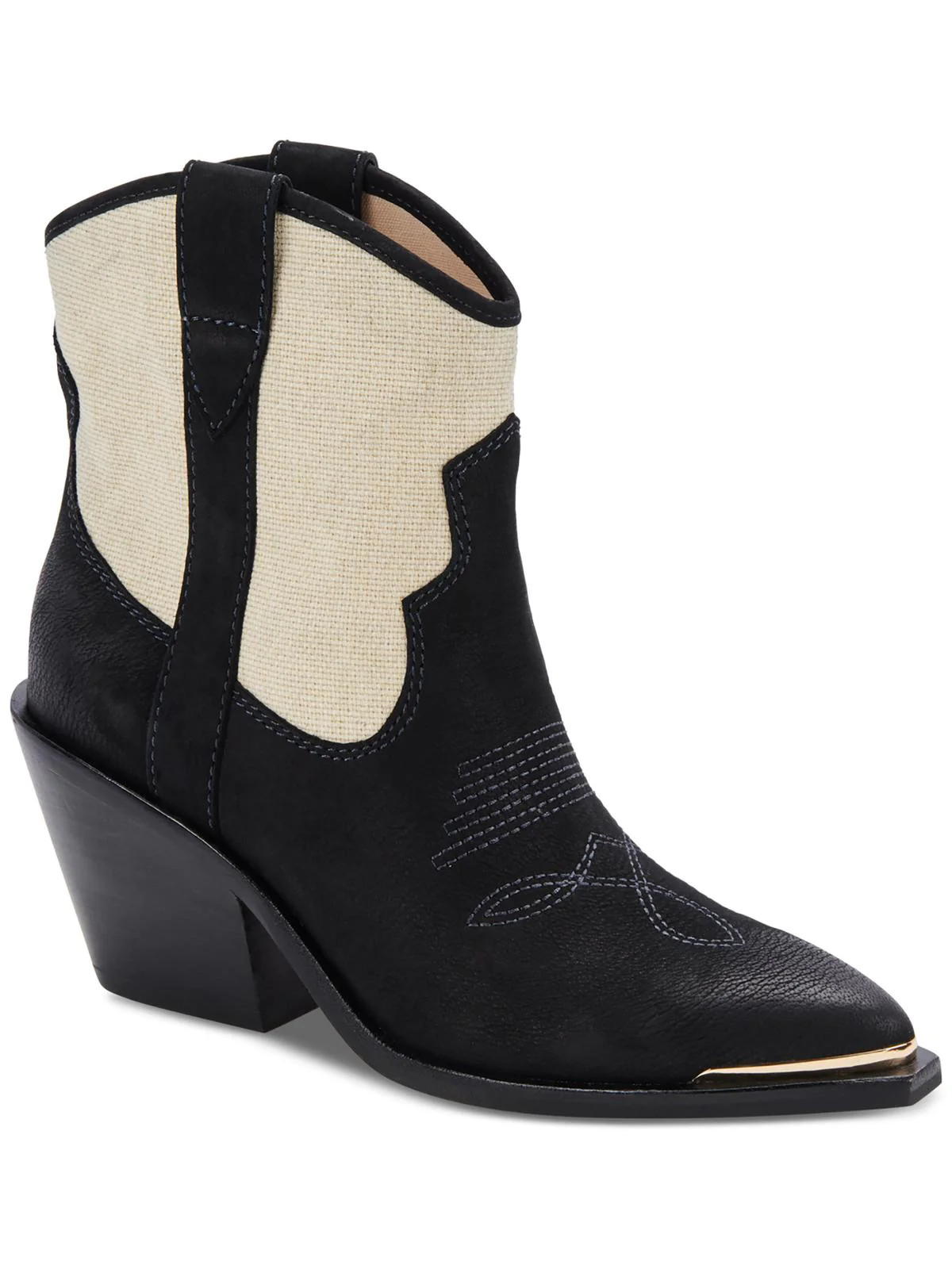 Nashe Womens Leather Two Tone Cowboy, Western Boots | Shop Simon