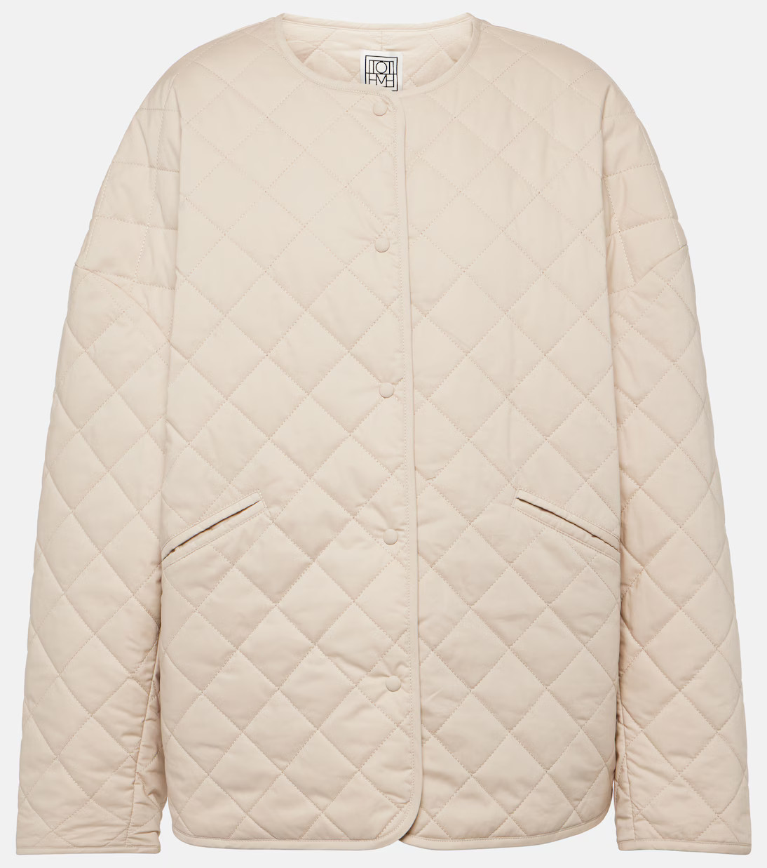 Quilted single-breasted cotton jacket | Mytheresa (US/CA)