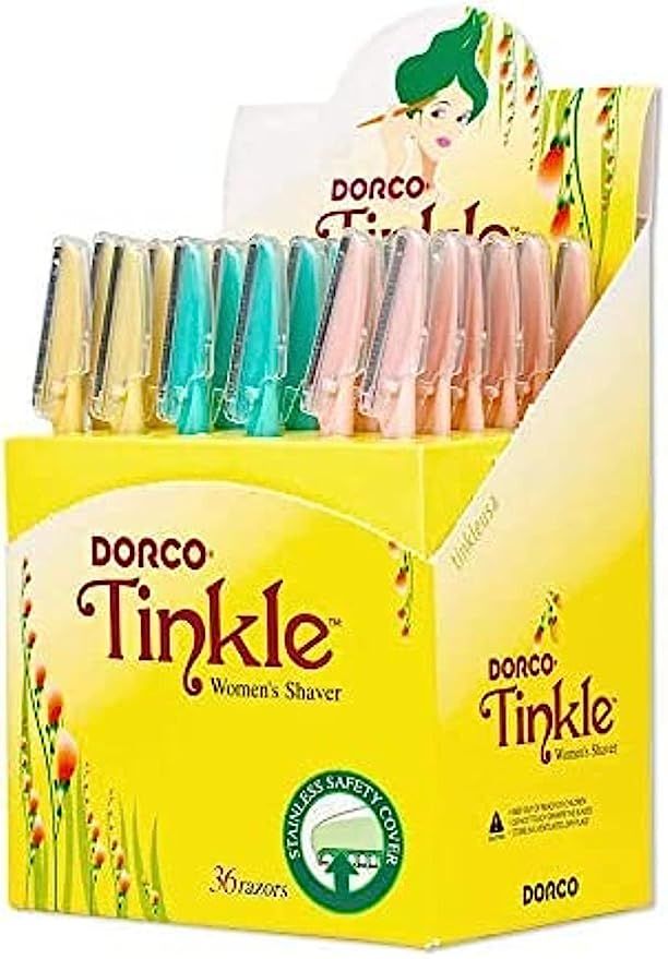 Dorco Tinkle Eyebrow Razors for Women, Pack of 36 , Eyebrow Trimmer Dermaplaning Tool for Safe an... | Amazon (US)