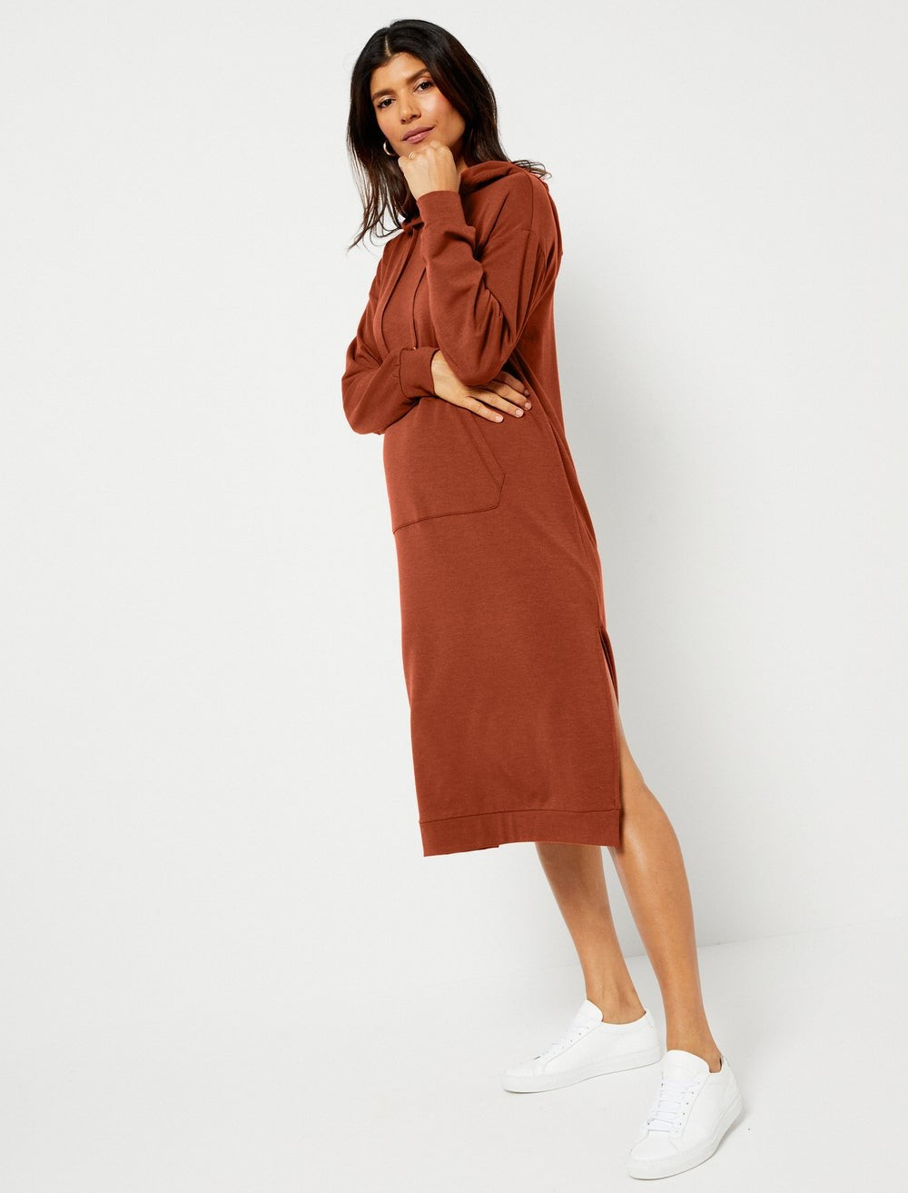 BB Dakota French Terry Maternity Sweatshirt Dress | A Pea In The Pod