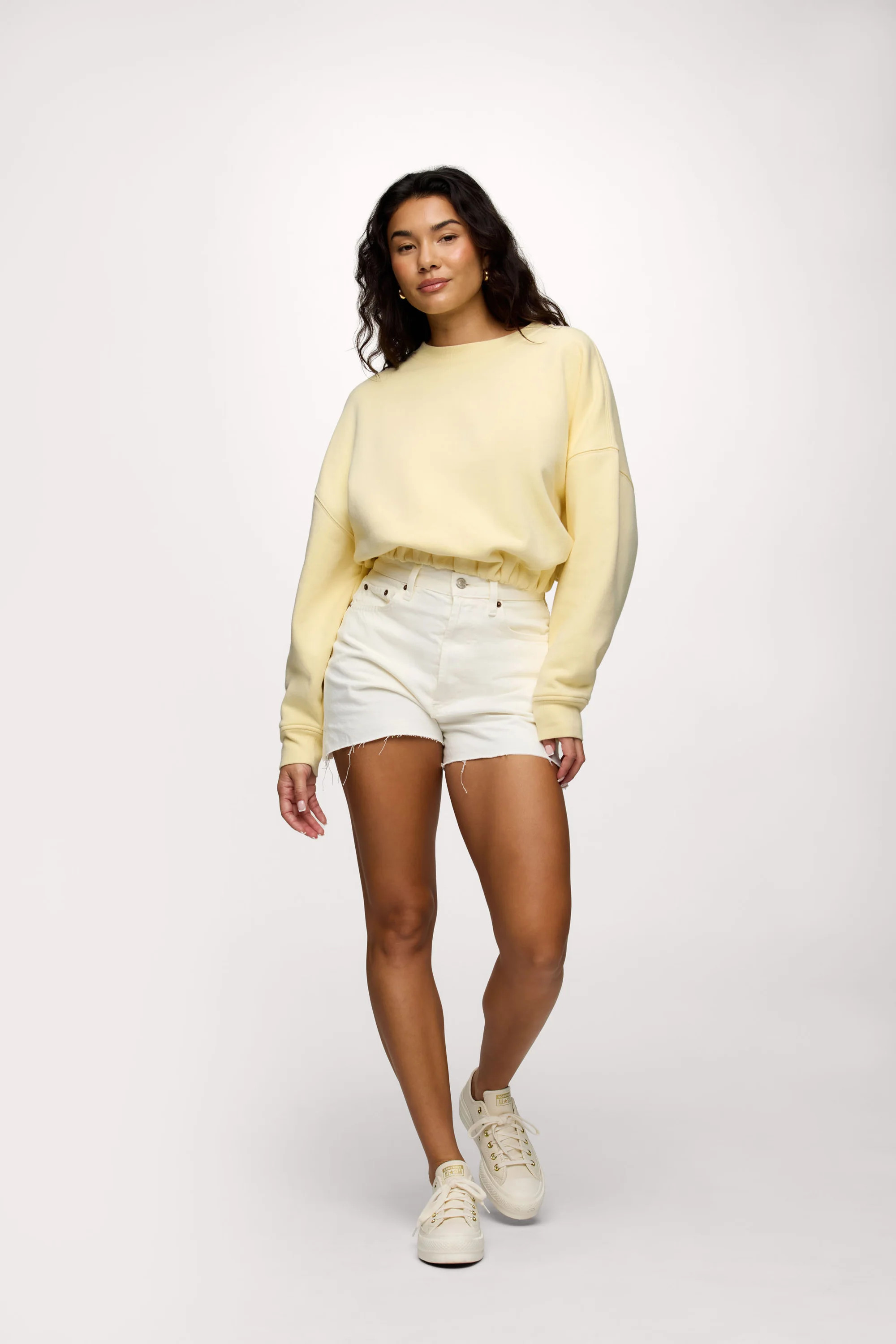 Cinch Waist Sweatshirt | nuuds