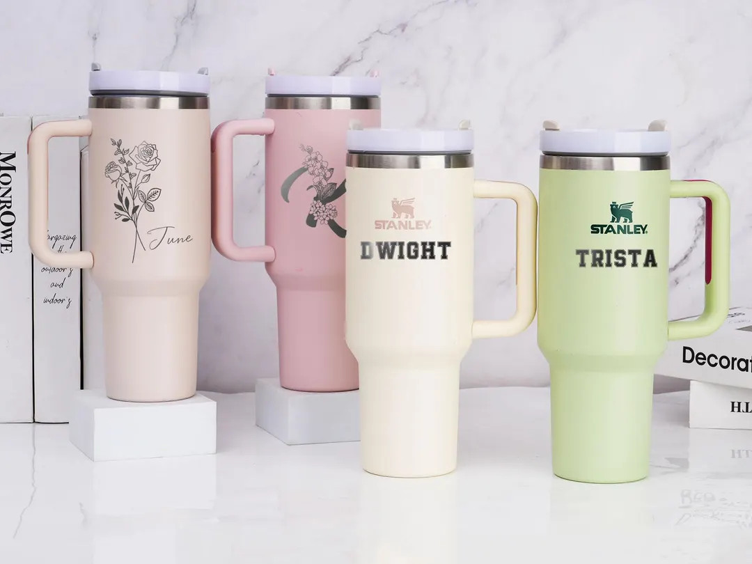 Personalized Stanley 40oz Tumbler,insulated Travel Mug,custom 40oz Tumblers,engraved 40oz Tumbler... | Etsy (US)