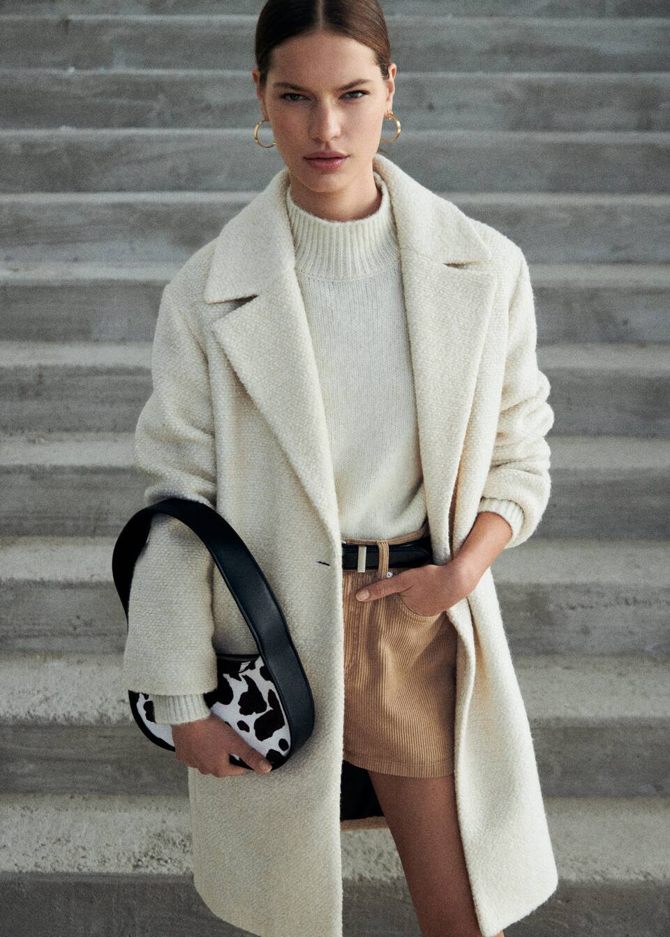 Animal print leather bag -  Women | Mango USA | MANGO (US)