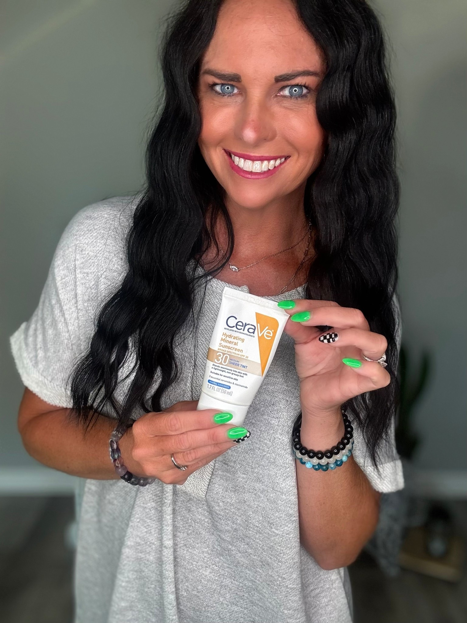 This is my go to FACE sunscreen-it is so hydrating! I apply this every single morning before I apply my foundation! It is NOT sticky and lasts all day! I wear it at the lake, in the pool and on the beach! I never get burned! It is also tinted, so it’s great to wear alone if you do not want to wear foundation! It is paraben free! You can pick what shade matches your skin the best! I wouldn’t go without this product! #ceraVe #ceraVesunscreen #facialsunscreen #sunscreen #safesunscreen #ceraVeproducts #findsunder15 