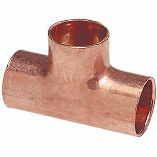 Everbilt 3/4 in. Copper All Cup Tee Fitting (10-Pack) CP611HD34 - The Home Depot | The Home Depot