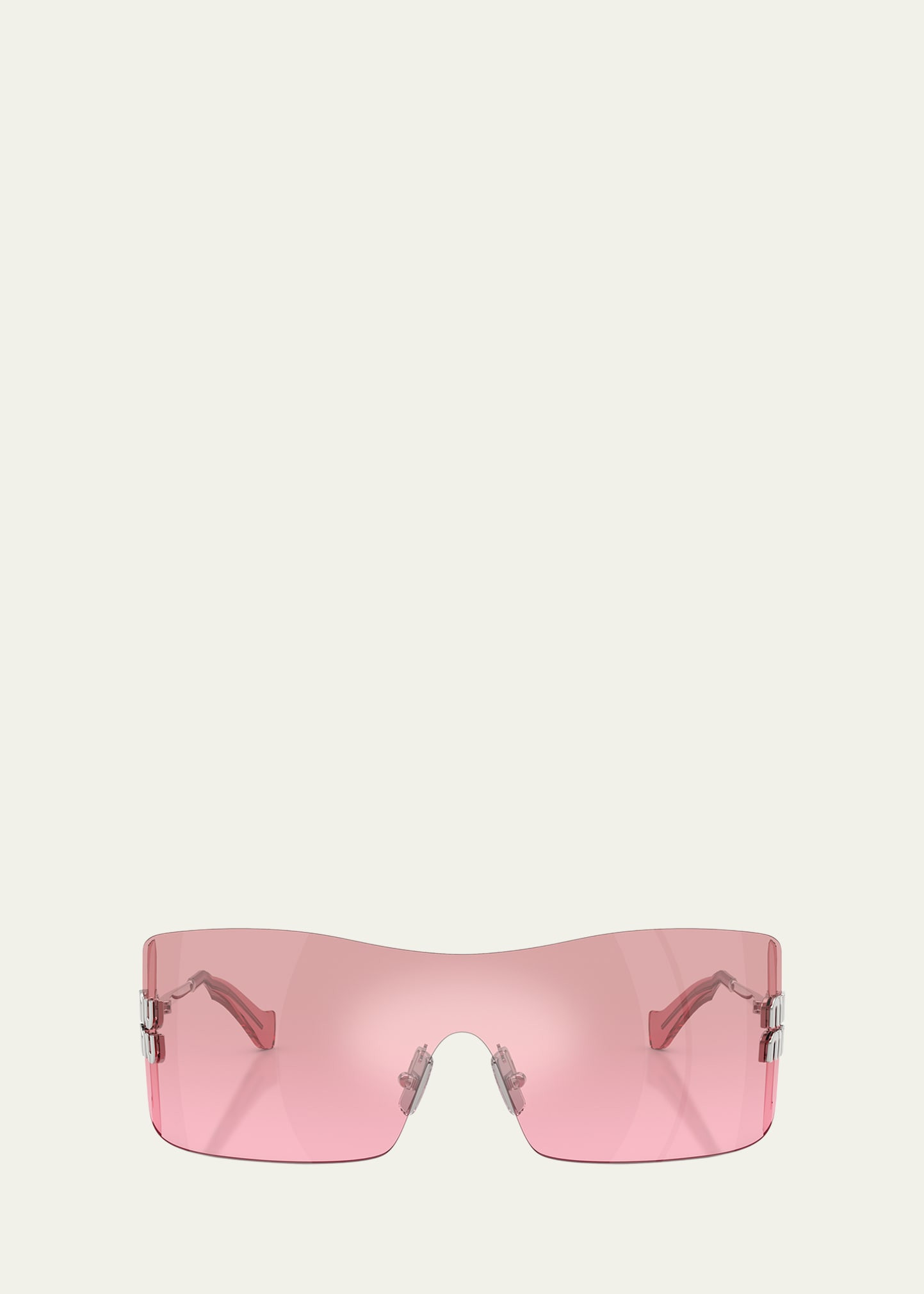 Miu Miu 144MM Shield Sunglasses | Bergdorf Goodman