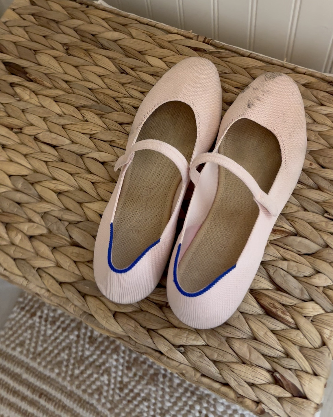 Rothy’s are made out of plastic bottles that would normally just be in a dump. They are very comfortable, can be washed - as you can see in this video - and I love them! I wore them almost daily when I worked in an office  

#LTKOver40 #LTKWorkwear