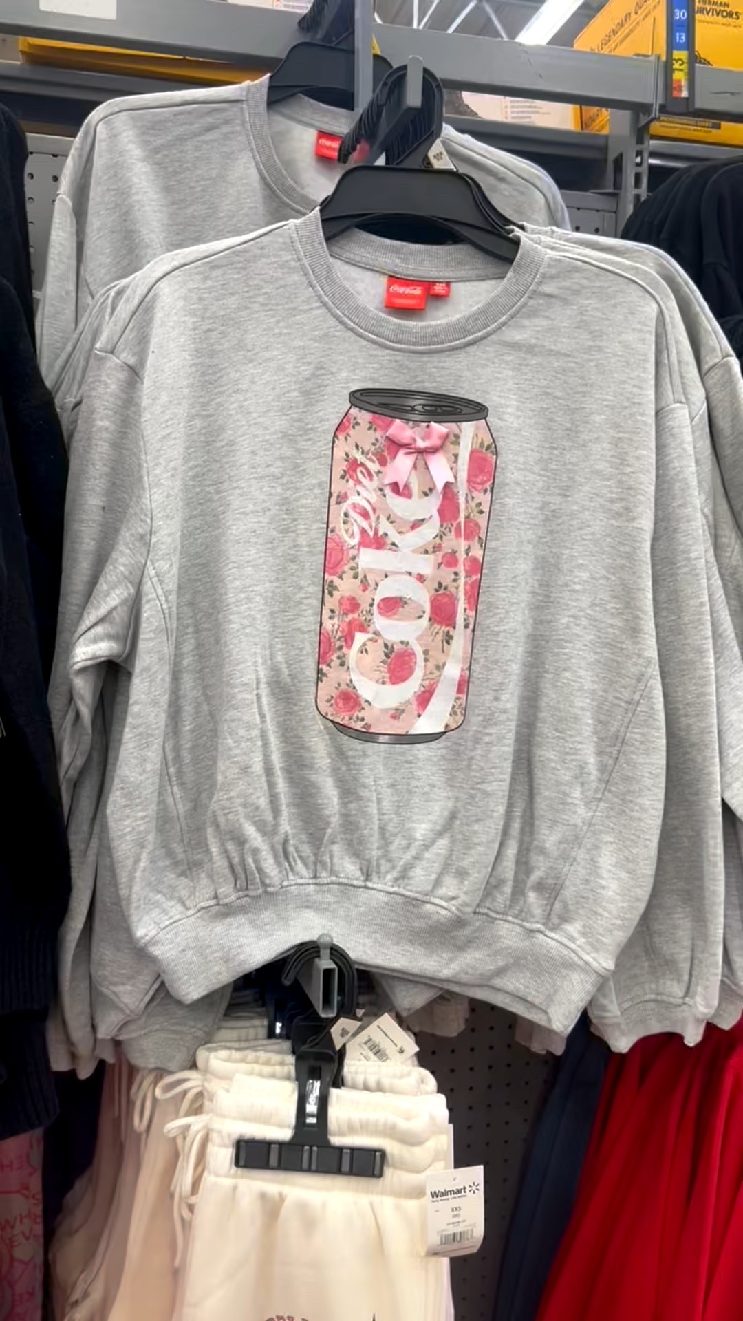 Walmart finally got the memo! Diet Coke sweatshirts!!! And they do have matching pants available.

#walmart
#walmartfashion
#dietcoke

#LTKgrwm #LTKootd