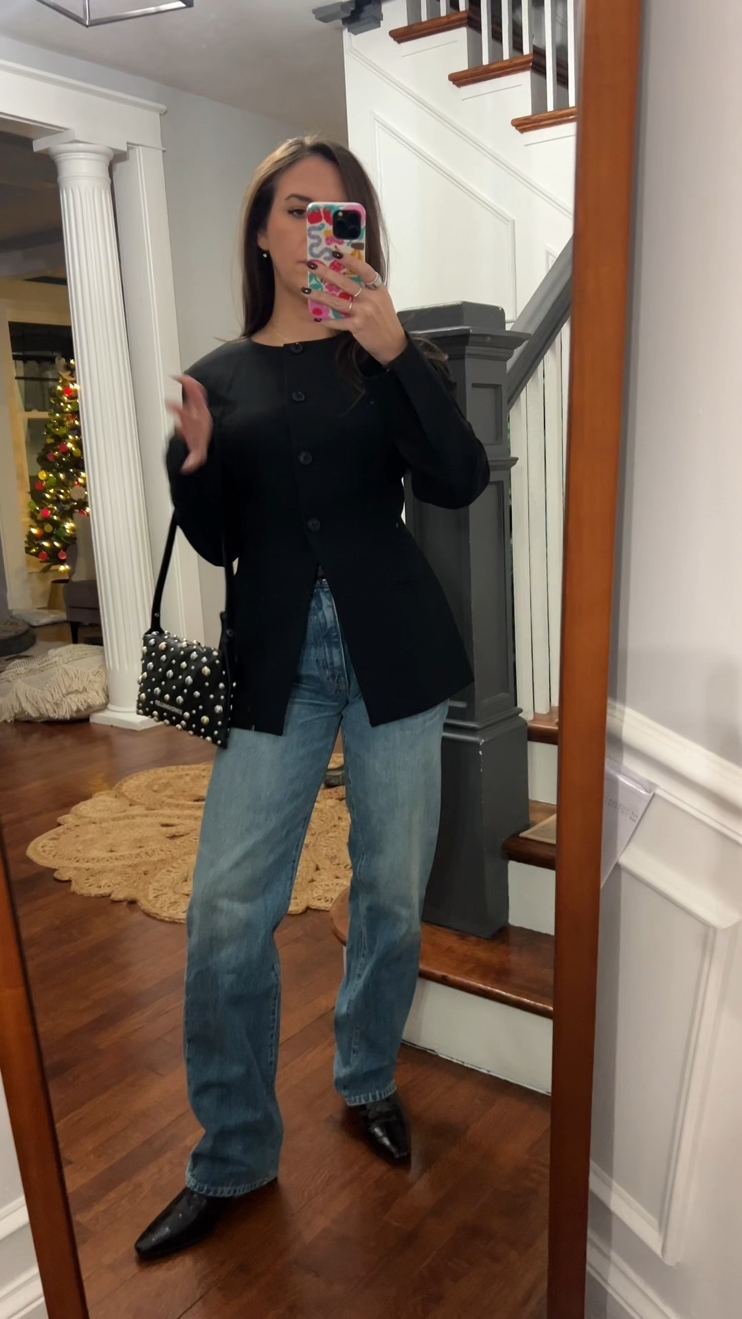 Date night look featuring Aligne via @Shopbop, my Slvrlake jeans, and a Simon Millet bag.#LTKValentine

#LTKootd #LTKSaleAlert