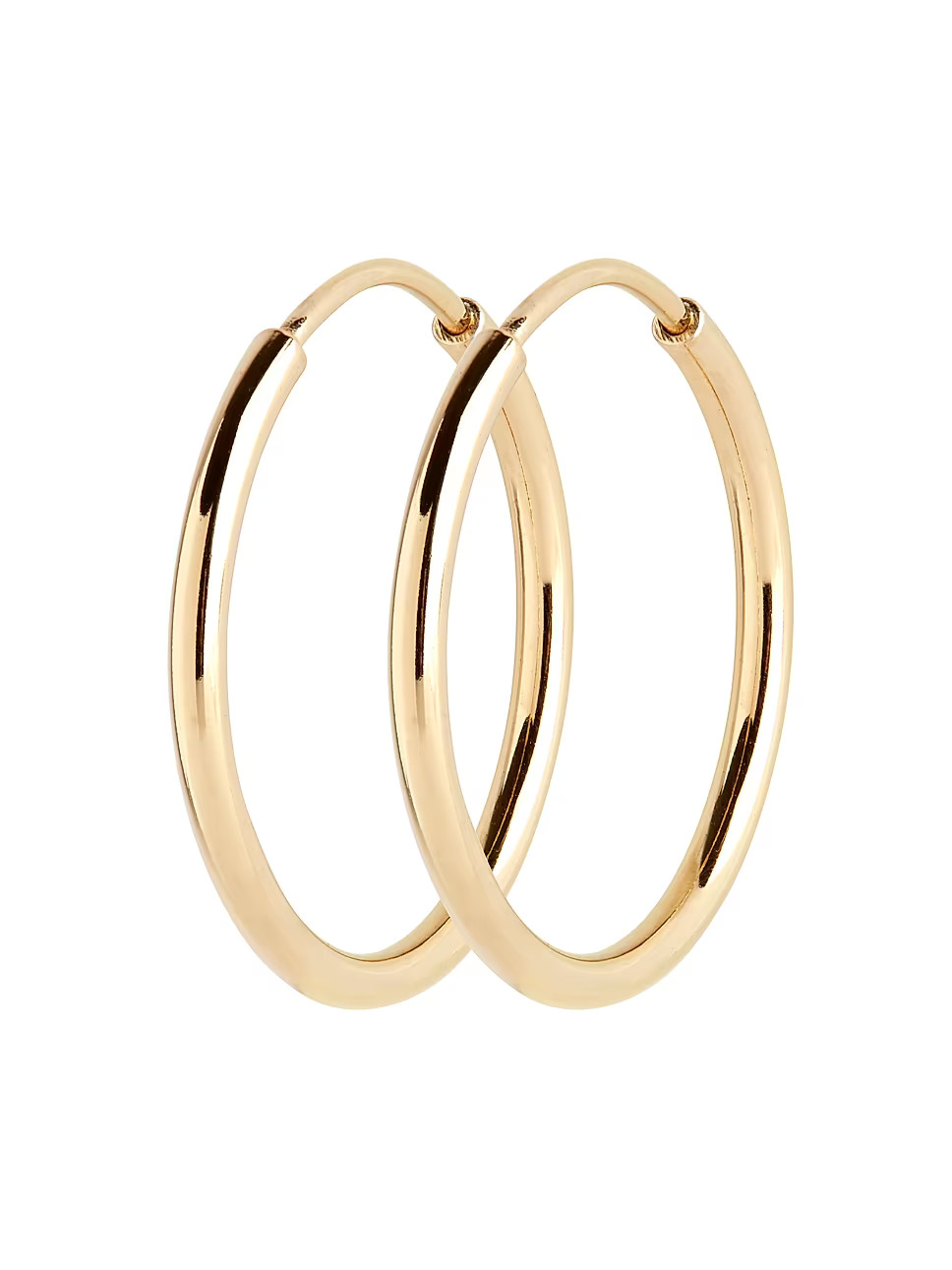 Señorita 25 22K-Gold-Plated Hoop Earrings | Saks Fifth Avenue