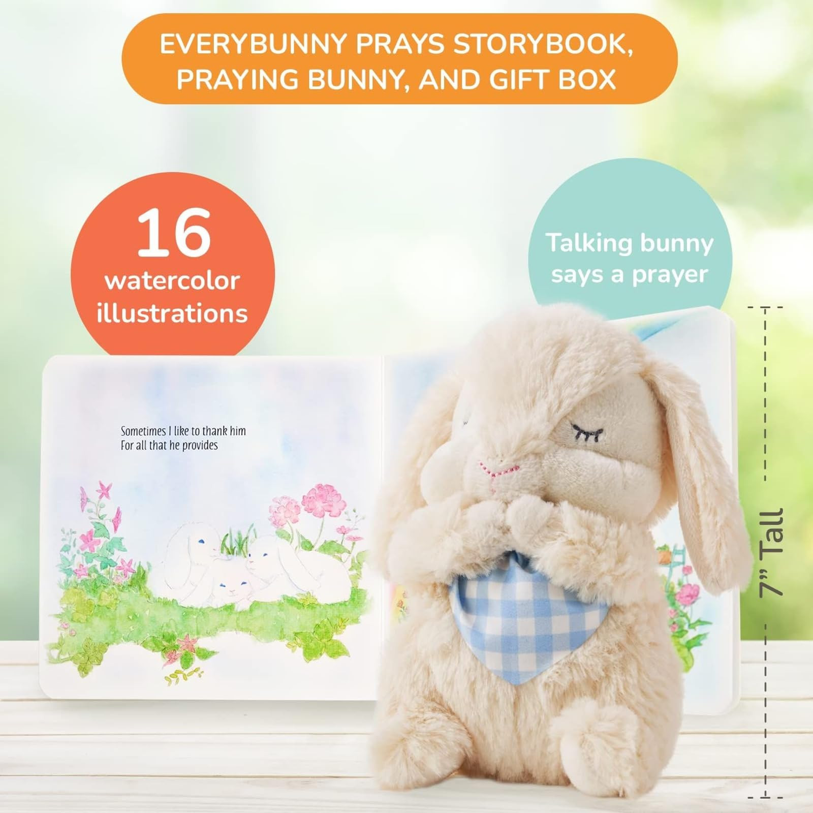 Tickle & Main Everybunny Prays The Praying Musical Bunny, Ideal Baptism & Christening Gifts for B... | Amazon (US)