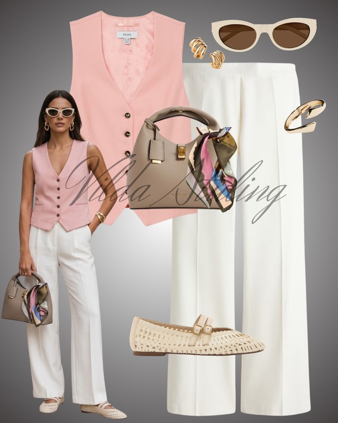 Elevate your summer wardrobe with this sophisticated and breezy ensemble. This look perfectly balances structured tailoring with soft, feminine tones for a chic, "quiet luxury" aesthetic.

#LTKworkwear #LTKstyletip #LTKsummer