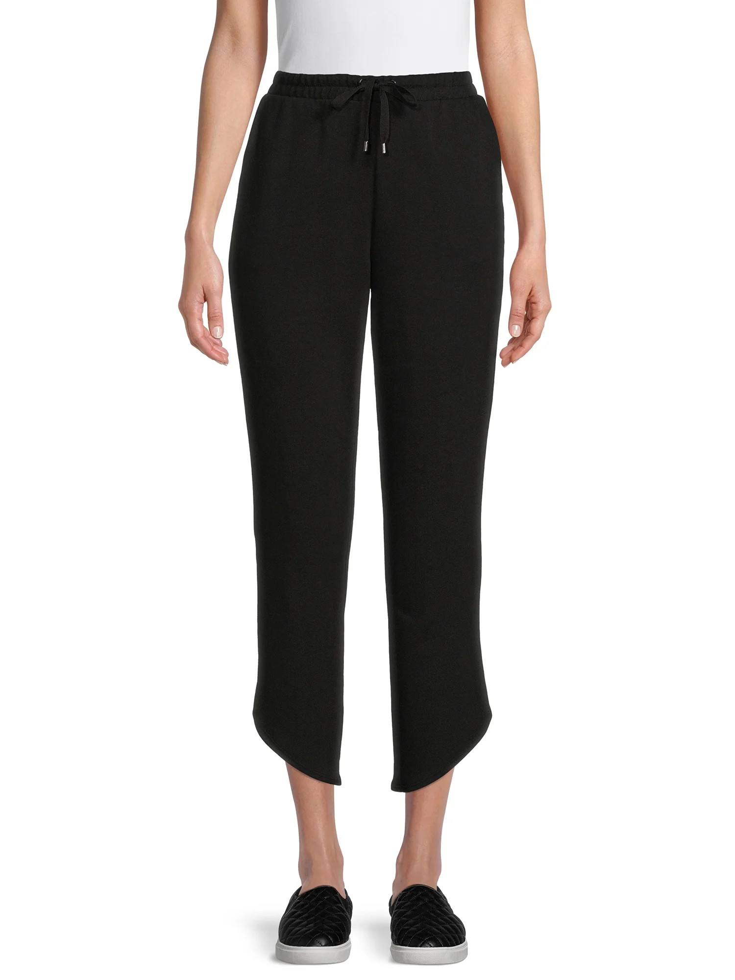 Time and Tru Women's Dolphin Hem Joggers | Walmart (US)