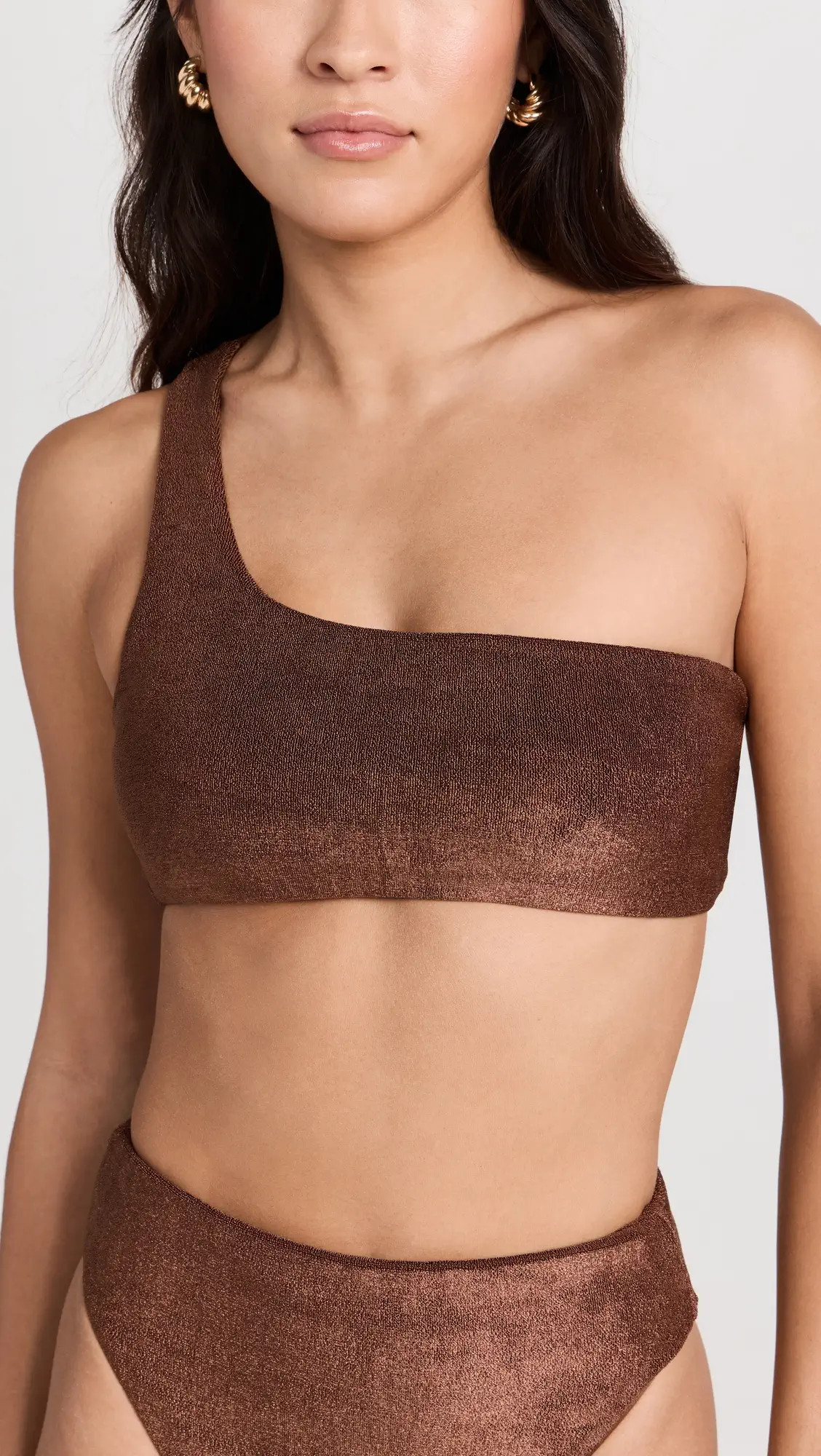 JADE Swim Apex One Shoulder Bikini Top | Shopbop | Shopbop