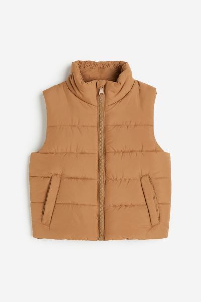 Puffer Vest - Light brown - Kids | H&M US | H&M (US + CA)