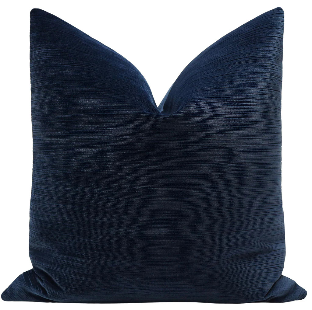 STRIE VELVET // NAVY BLUE | LITTLE DESIGN COMPANY