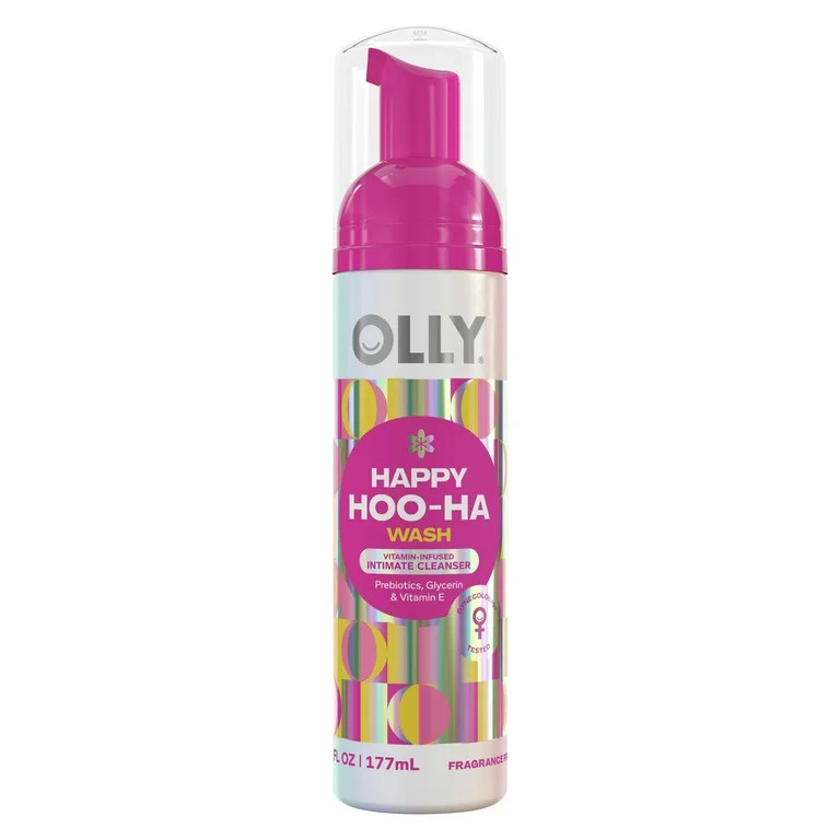 OLLY Happy Hoo Ha Foaming Intimate Body Wash Unscented, 6 oz | Walmart (US)