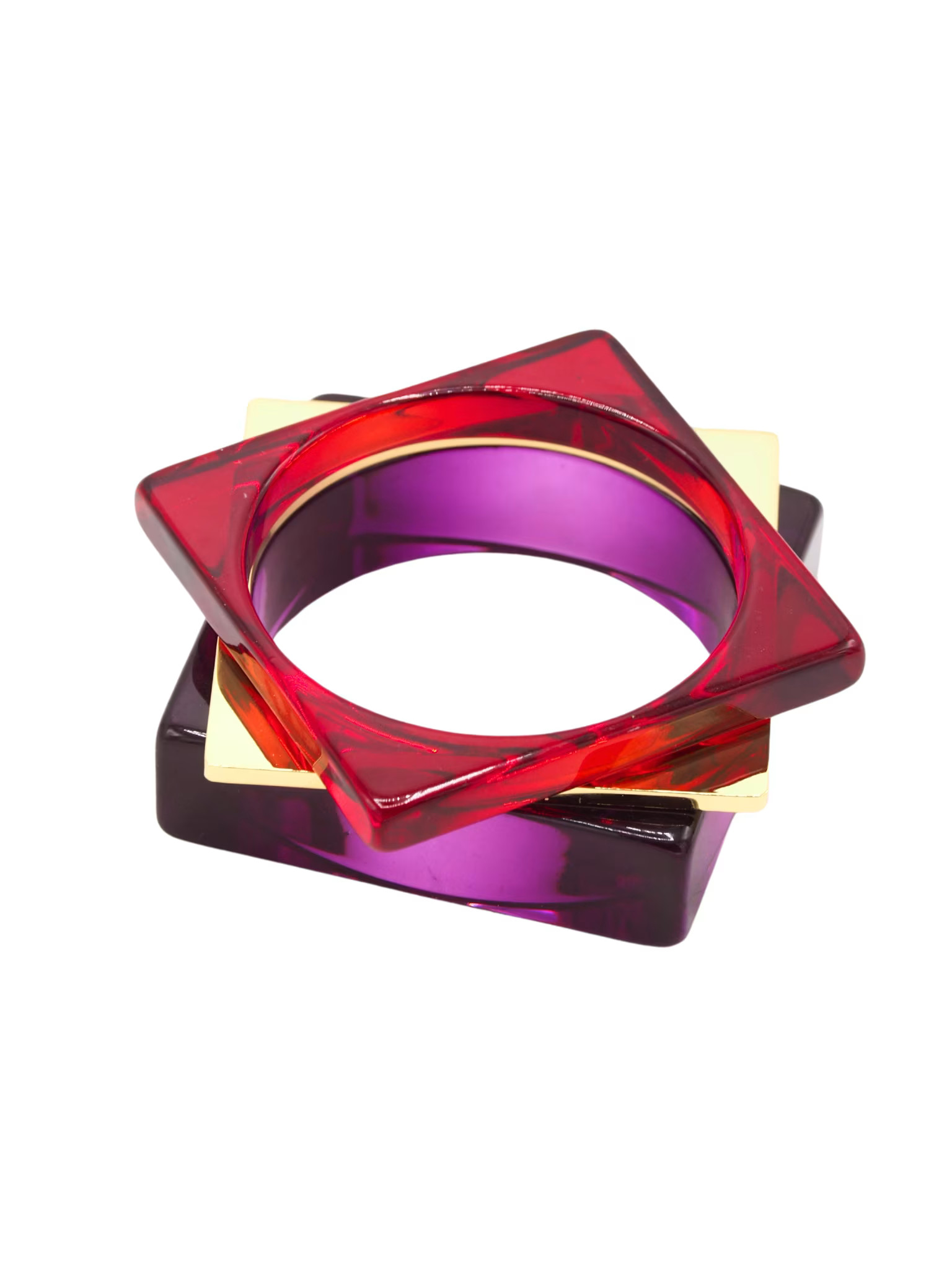 Three Squares Bracelets - Purple | Wolf & Badger