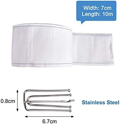 Amazon.com: INCREWAY Curtain Accessory, 10 Meters/10.9 Yards White Curtain Tape Curtain Heading D... | Amazon (US)