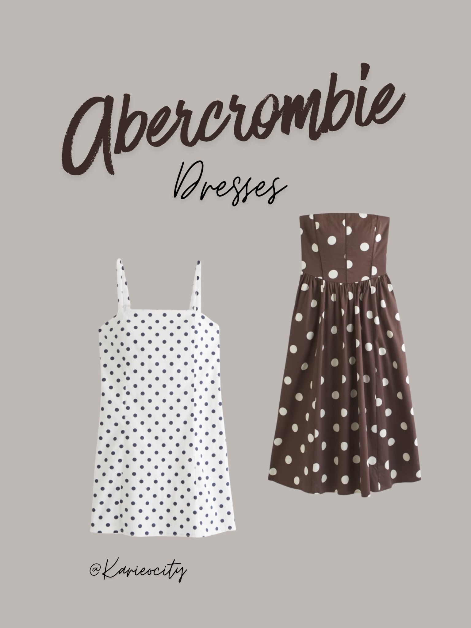 Abercrombie Dresses 🤎

Abercrombie // Abercrombie Dresses// Polka Dot dresses// Dresses// Spring Dresses// Summer Dresses // Sale 

#LTKmomlife #LTKSpringSale #LTKSeasonal