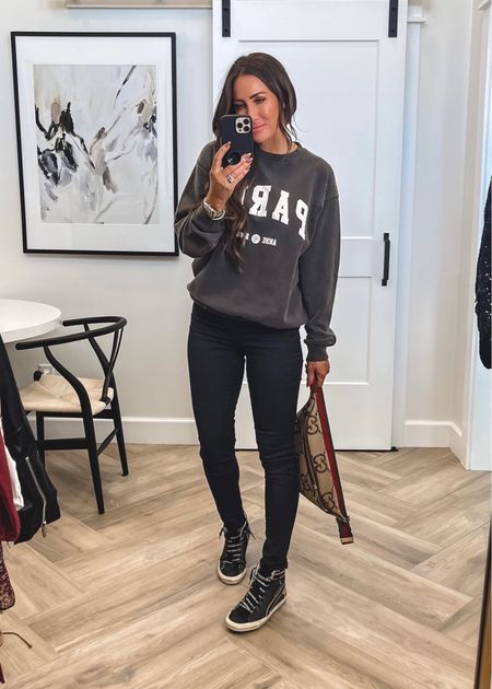 Casual fall outfit idea
Anine Bing sweatshirt
Gucci belt bag
Linking similar sneakers, these are sold out
@liveloveblank
#ltkseasonal

#LTKstyletip #LTKU #LTKitbag