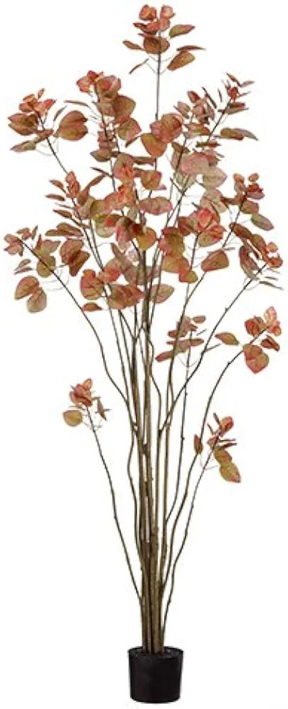 6' Cotinus Tree in Pot with 357 Leaves Rust Green (pack of 2) | Amazon (US)