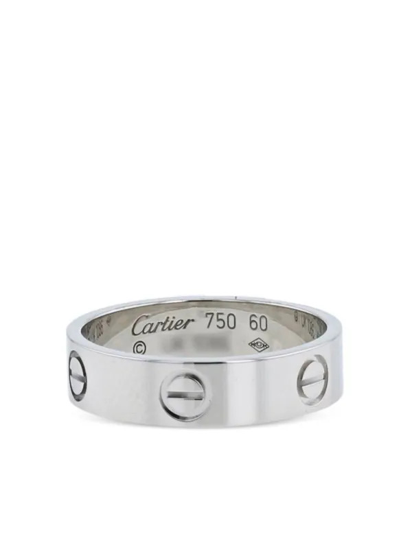 Cartier 2010s White Gold Love Ring - Farfetch | Farfetch Global