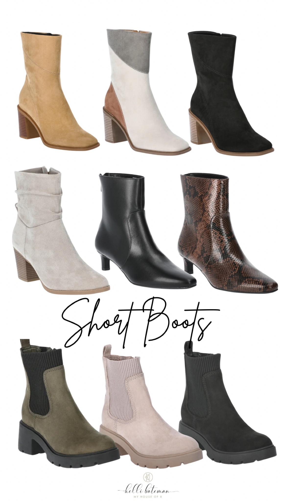 Short boots and ankle boots from Walmart! 

#LTKShoeCrush #LTKSeasonal #LTKStyleTip