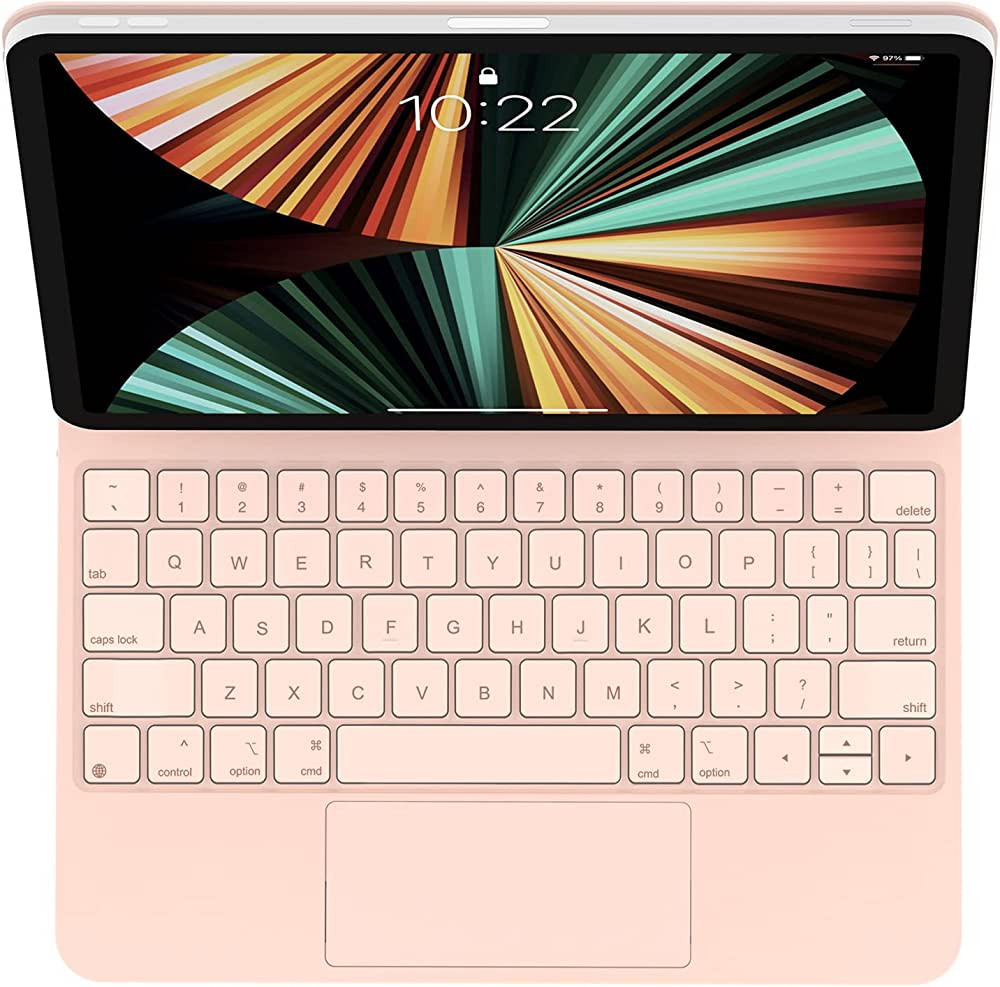 HOU Keyboard Case for 2022 iPad Air 5th / 4th Generation and 2021 iPad Pro 11 inch 3rd, with A Fl... | Amazon (US)