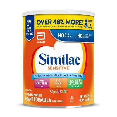 Similac Sensitive Value Powder Infant Formula - 29.8oz | Target