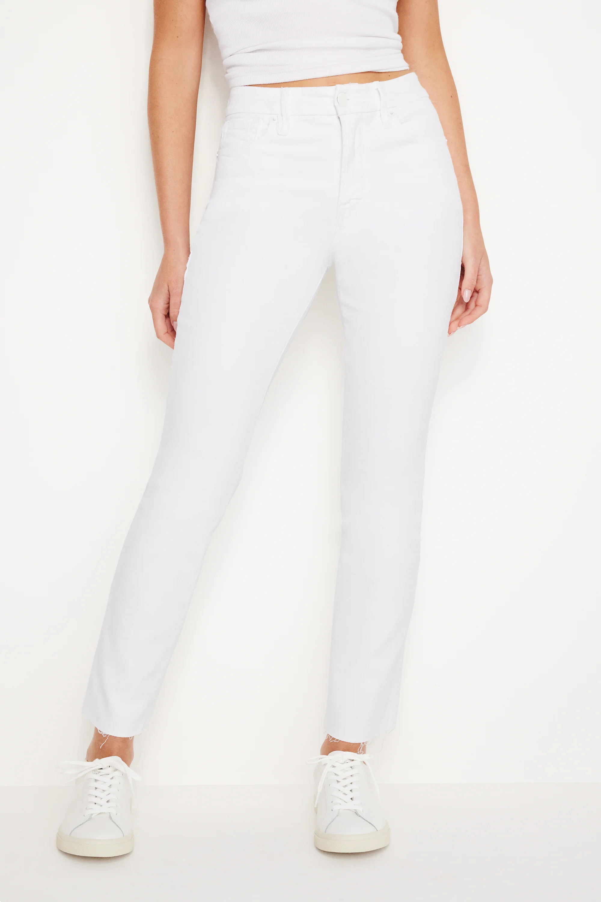 GOOD LEGS STRAIGHT JEANS | WHITE037 - GOOD AMERICAN | Good American