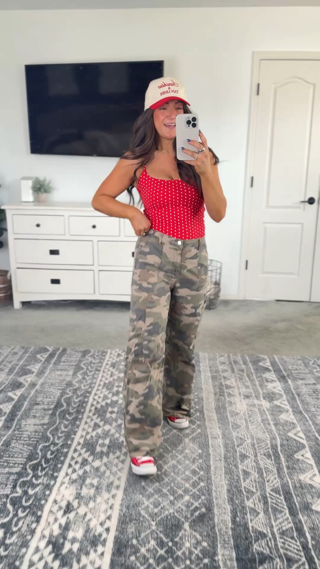 Cute pattern mixing spring outfit! 

#LTKPetite #LTKootd #LTKmomlife