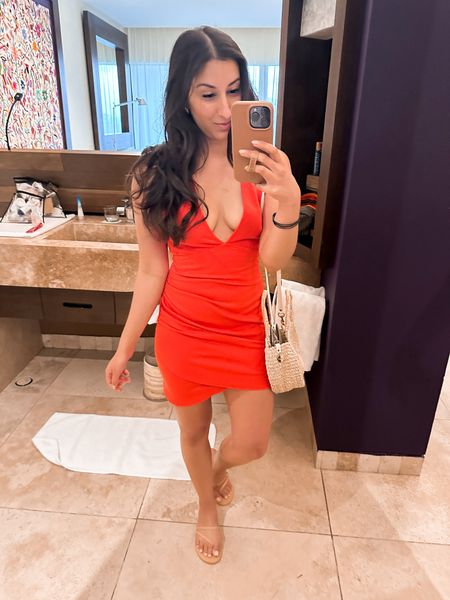 Mexico night 3 ❤️✨
This dress fits like a glove and is soo flattering the the tulip hem and material perfect for a Mexico vacation! 🌊🌺🫶🏽


Mexico night out, Mexico outfit, vacation outfit, anniversary trip, spring break look, vacation dress, spring break outfits, travel look, night out outfit, superdown, revolve, new arrival, Mexico dress, beach vacationn

#LTKtravel #LTKfindsunder100 #LTKwedding