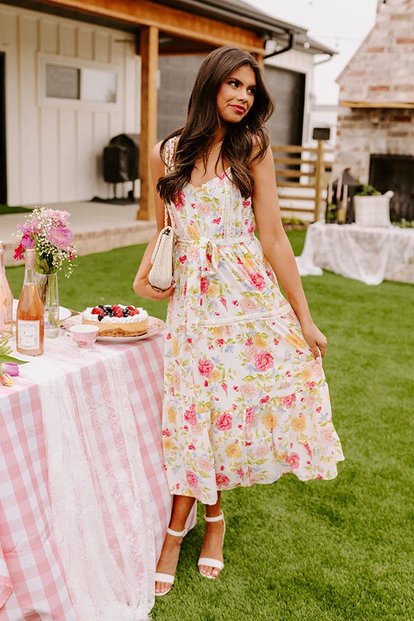 Blissful Blessings Floral Midi | Impressions Online Boutique