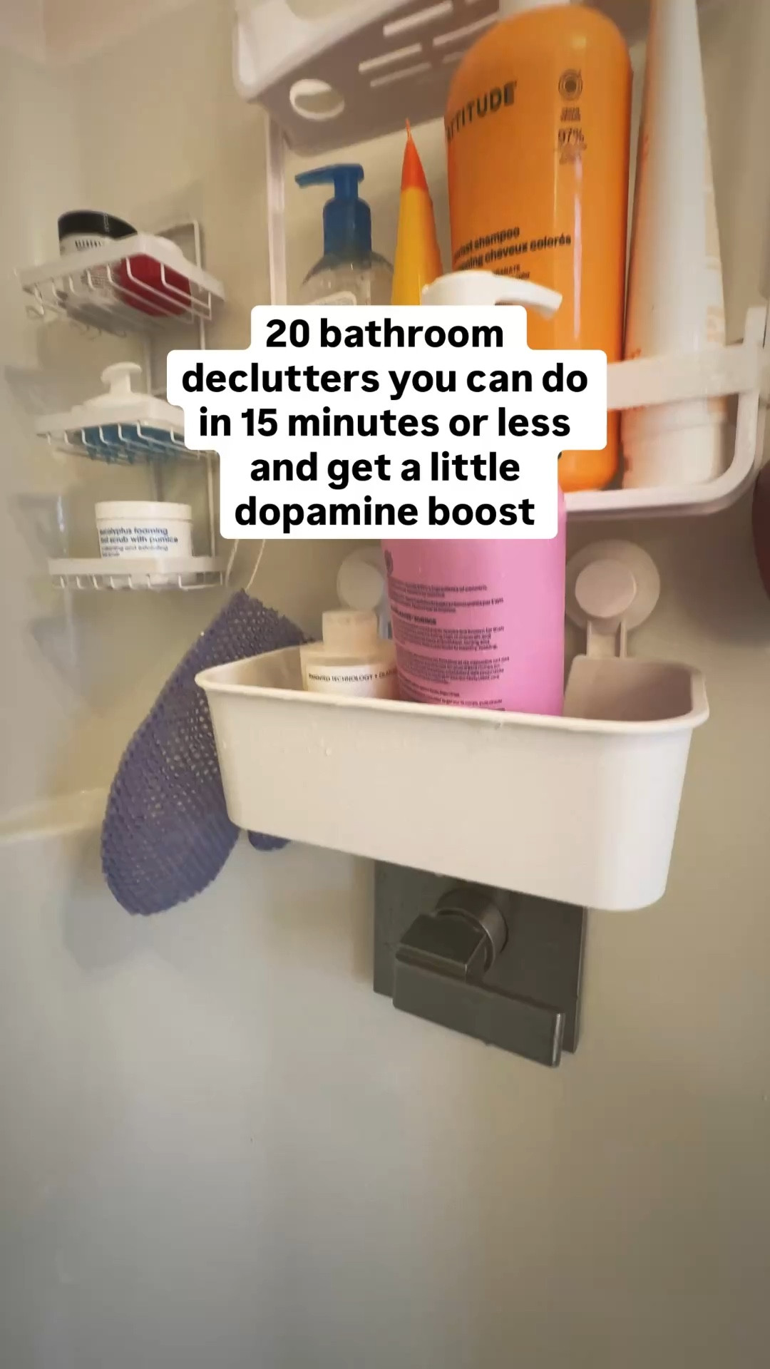 If your shampoo bottles are always falling down on you, this solution is for you 🚿

#LTKselfcare #LTKSaleAlert #LTKBeauty