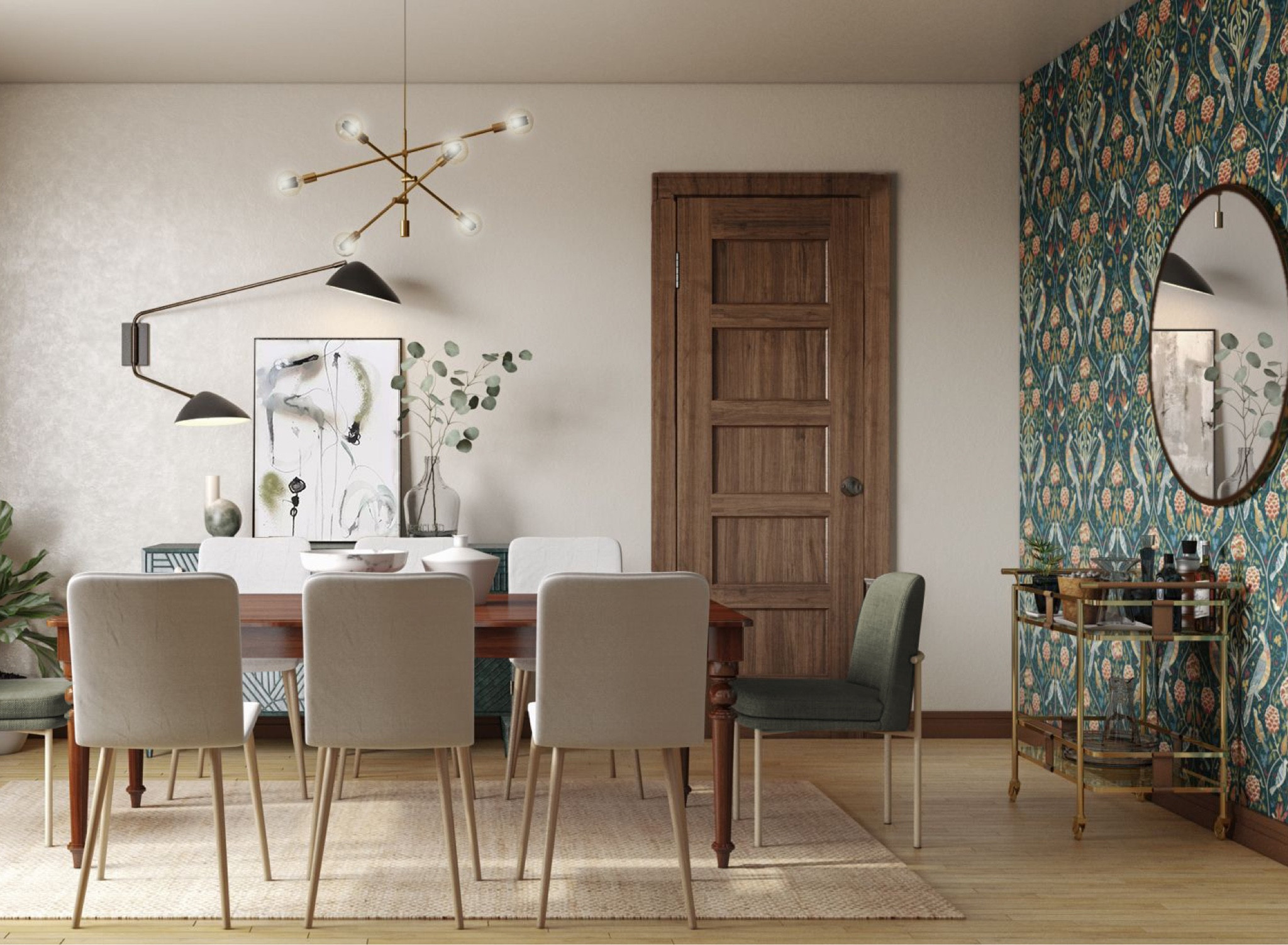 Eclectic dining room design, boho earthy eclectic, dining room inspo 

#LTKhome