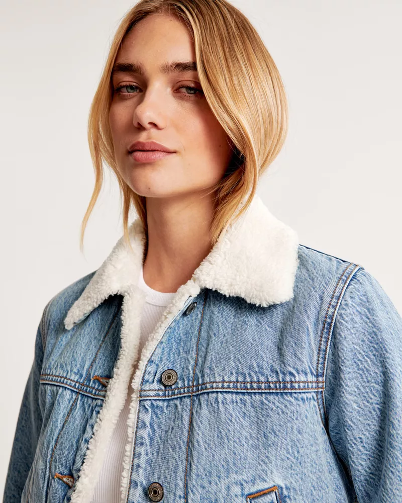 Winterized Denim Sherpa Jacket curated on LTK