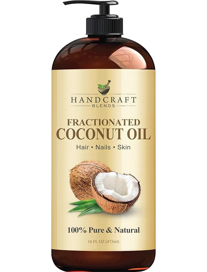 Handcraft Blends Fractionated Coconut Oil - 16 Fl Oz - 100% Pure and Natural - Premium Grade Carr... | Amazon (US)