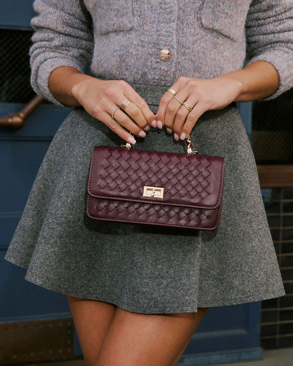 Gretta Woven Leather Crossbody Bag | VICI