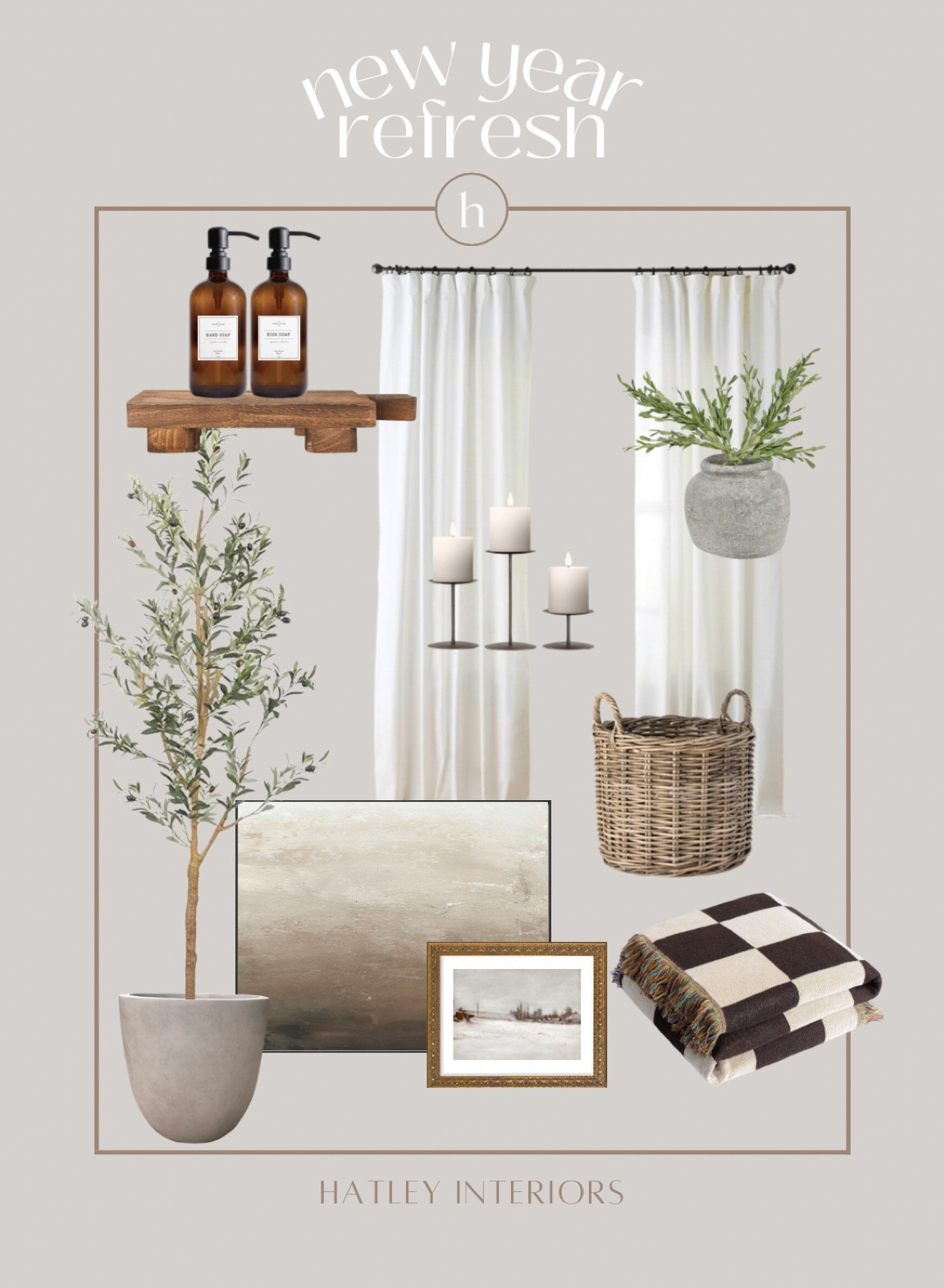 easy & affordable ways to refresh your home for the new year! 


checkered blanket, soap pedestal, soap dispensers, faux tree, abstract art 

#LTKhome #LTKunder50 #LTKFind