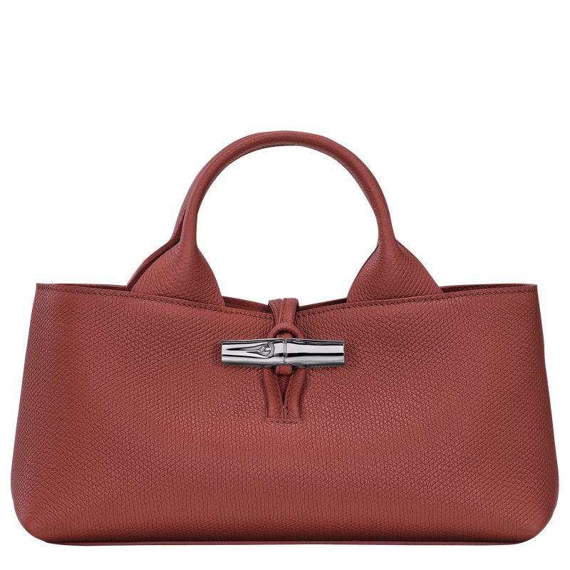 Le Roseau S Handbag Chestnut - Leather | Longchamp US | Longchamp