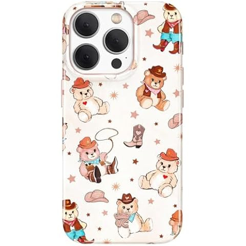 Velvet Caviar for iPhone 13 Pro Max Case Western Cowboy Teddy Bear - Compatible with MagSafe [10f... | Amazon (US)