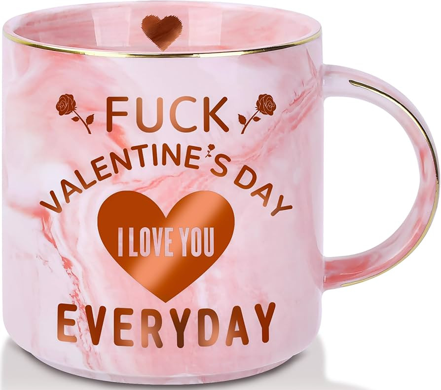 Valentines Day Gifts for Her,12 OZ Funny Coffee Mug, Cute Gifts for Women Girlfriend Wife from Hi... | Amazon (US)