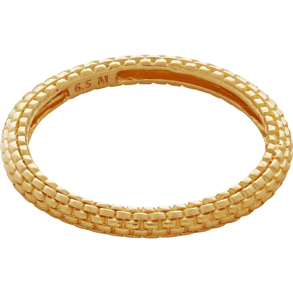 Monica Vinader Heirloom Stacking Ring in 18K Gold Vermeil at Nordstrom, Size 6.75 | Nordstrom