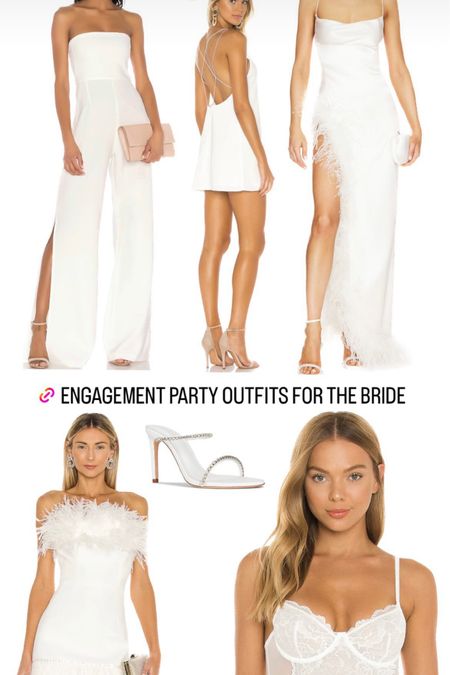 Engagement party outfits for the bride part 2 🤍 #engagementparty #engagementpartyoutfits #engagementpartyoutfitinspo #bride 