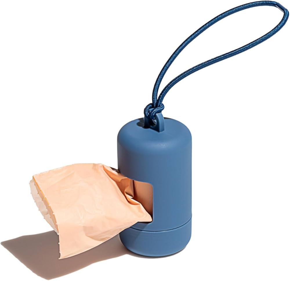 Wild One Dog Poop Bag Holder and Dispenser with Leash Attachment, Leak Proof, Easy Twist Top for ... | Amazon (US)
